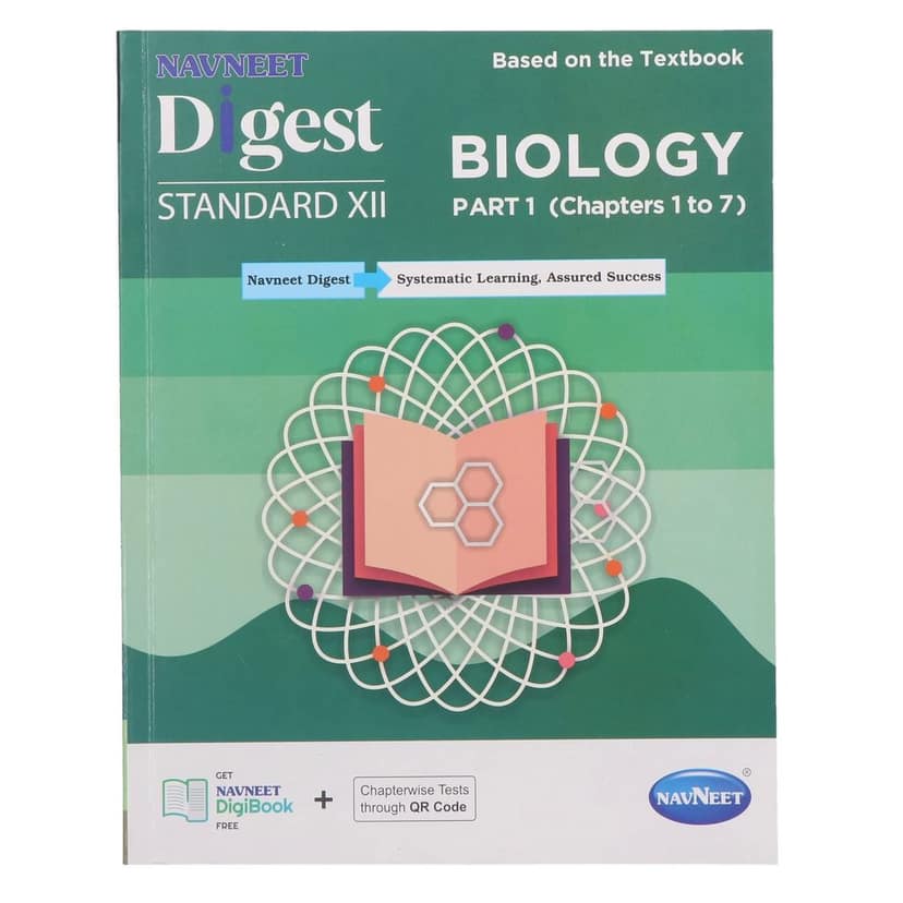 Navneet Youva Happiness Combo Biology Study Kit 1 Part 1 (1 Digest + 1 Three Subject Book + 2 Pencils + 1 Sharpener + 1 Eraser + 1 Scale) view 2