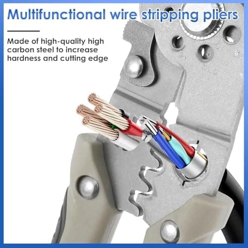 All in 1 Multifunction Stainless Steel Wire Stripper/Wire Crimping Tool, Wire Cutter, Wire Crimper, Cable Stripper, Wiring Tools and Multi-Function Hand Tool (ALL IN 1 WIRE STRIPPER) view 3