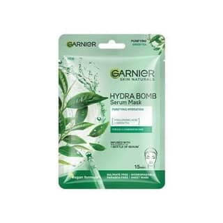 GARNIER SERUM FACE MASK HYDRA BOMB GREEN TEA