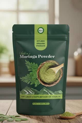Pure Himalayan Moringa Powder from Sikkim