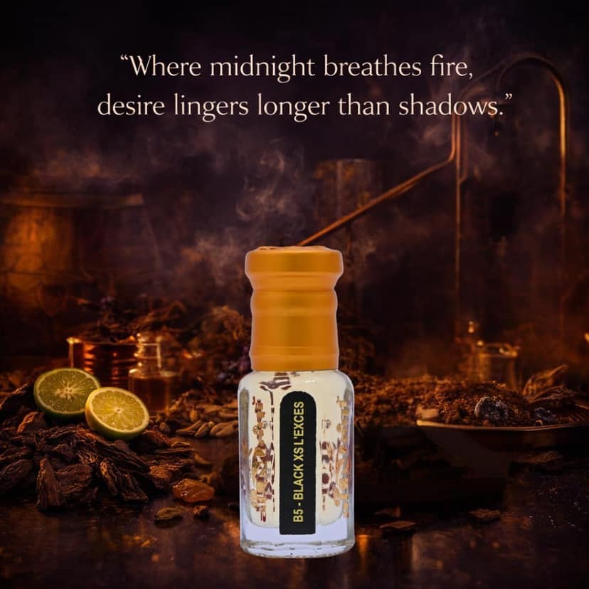 alNaqi fragrance Black-XSS-L-Exces 12ml - Luxury Black Perfume, No Alcohol Concentrated Lemonperfume, Pure Roses-Wood-Perfume, Original Intense-Parfum view 3