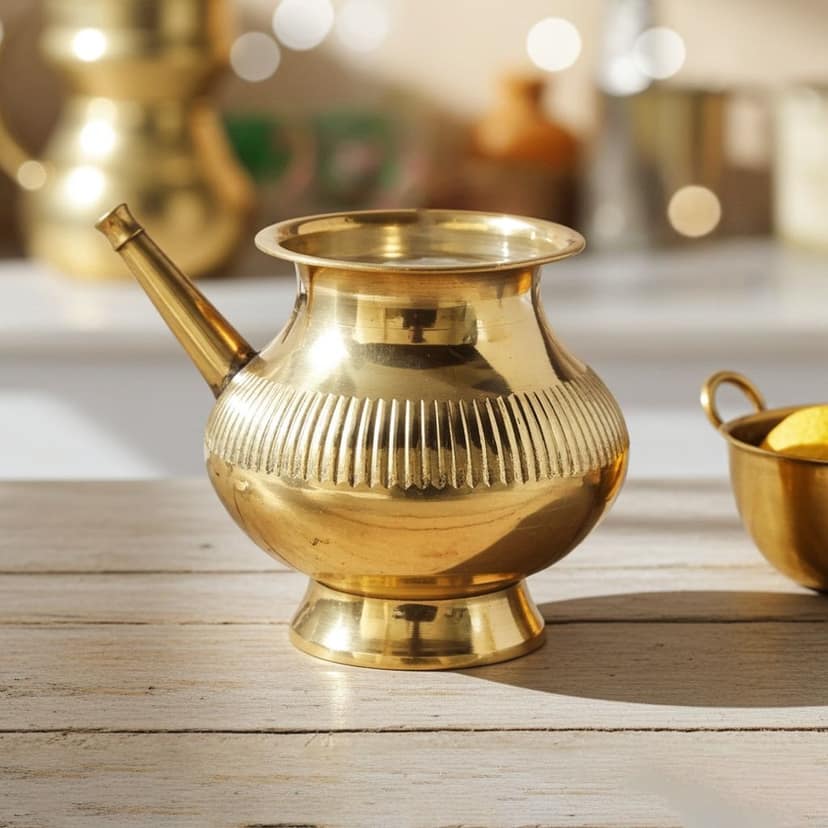 Brass Karwa Salai 22 , 800 ML (ZMAS311 L)