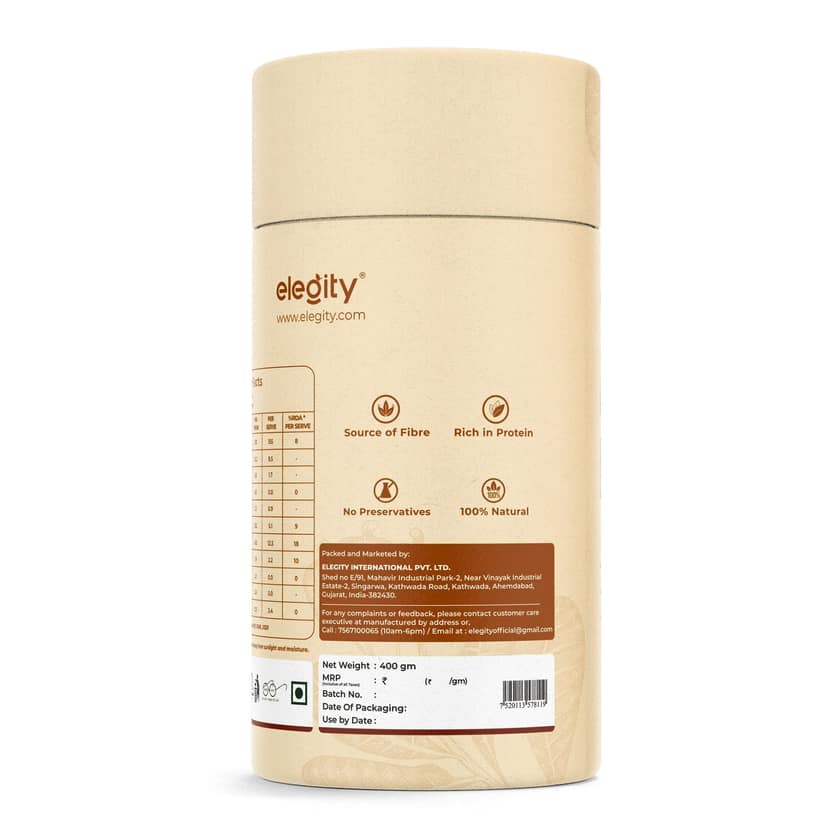 Elegity 100% Natural W210 Plain Cashew Papertube 400 gm | Whole Kaju - Nutritious, Delicious & Crunchy | No Added Preservatives in Dry Fruit | Source of Fibre, Rich in Protein view 2