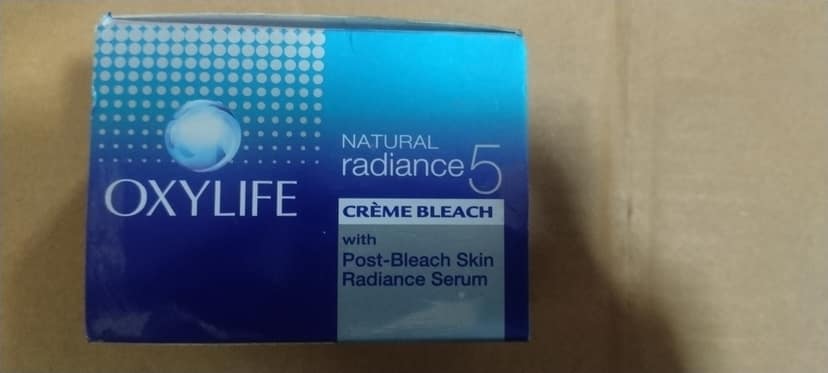 Oxylife natural radiance bleach