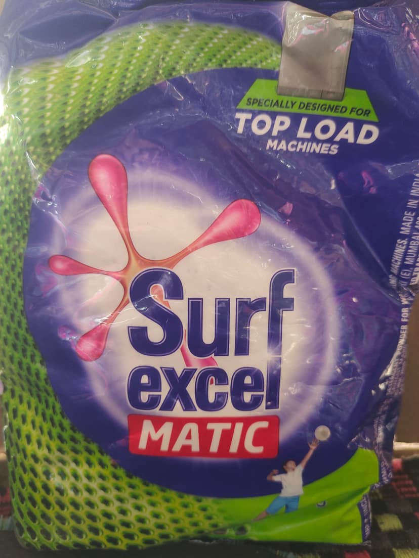 Surf Excel Detergent Powder matic top load 1kg