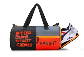 Body Smith Premium Gym Duffle Bag with Shoe Compartment