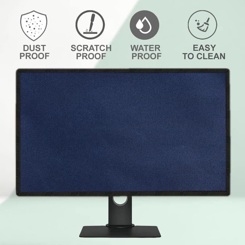 PalaP Super Premium Dust Proof Monitor Cover for ASUS 24.5 inches Monitor (Grey) view 6