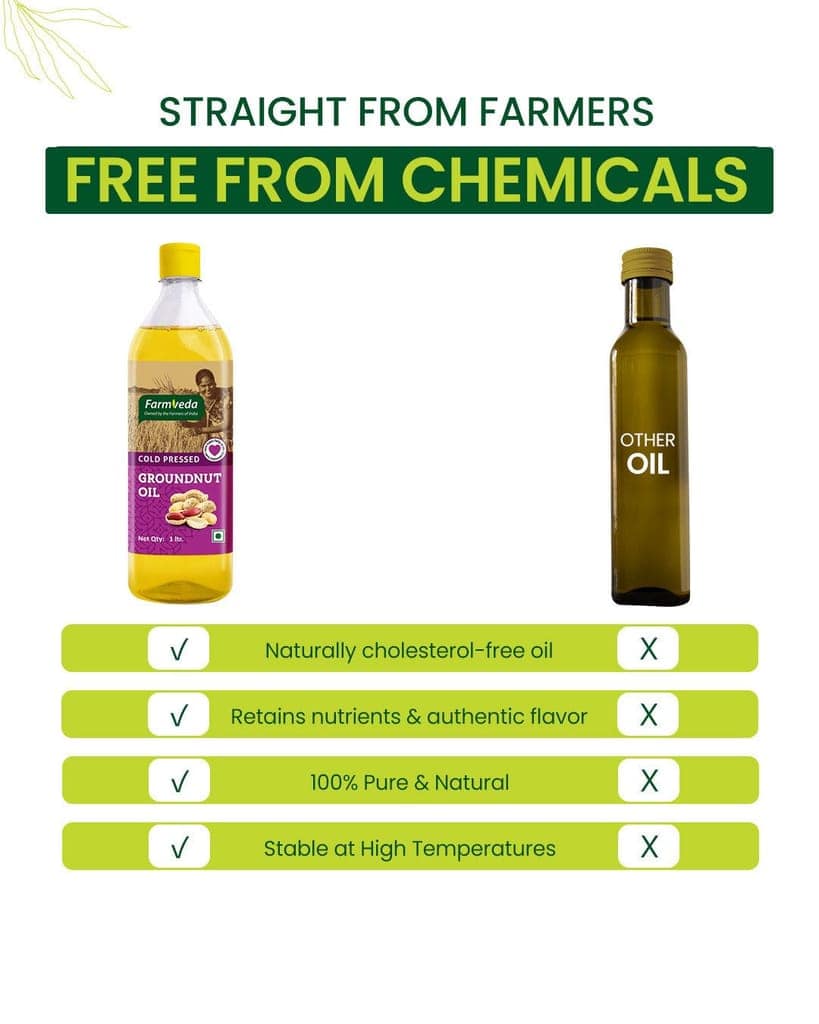Groundnut Oil (Cold Pressed) - 1 Ltr view 4