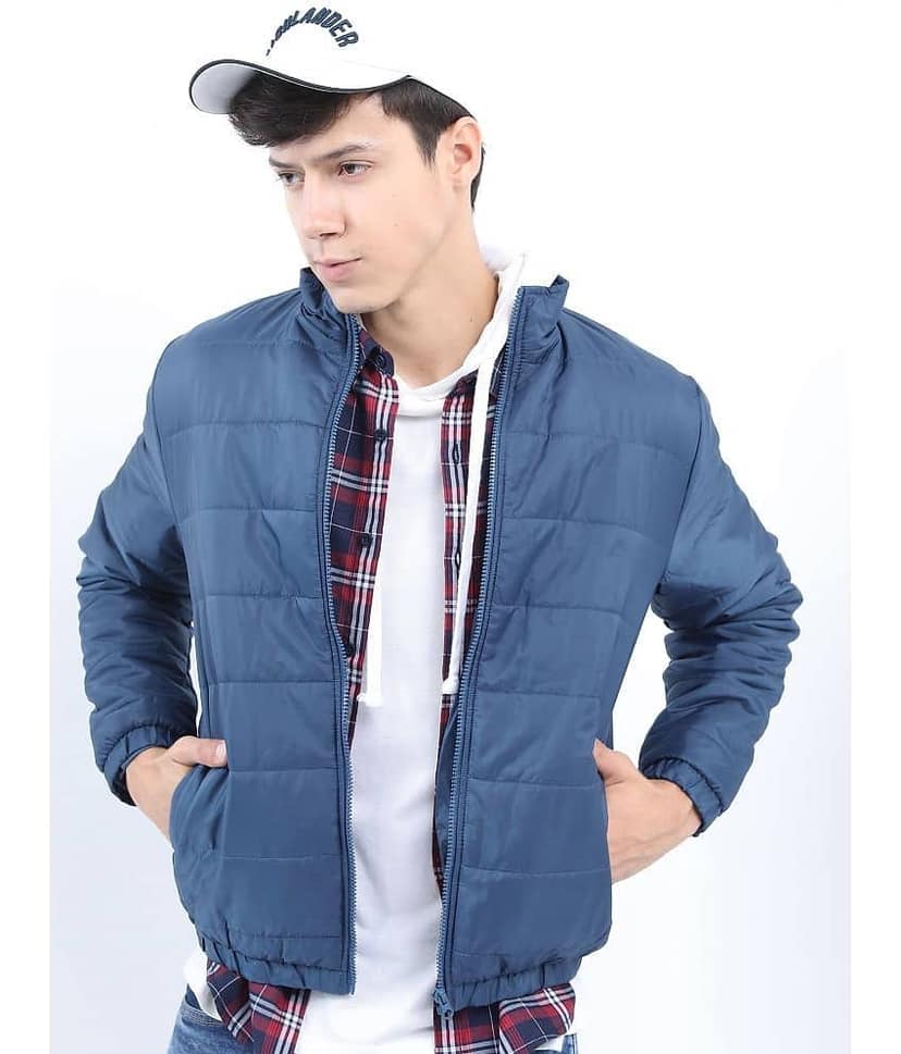 Ketch Polyester Men's Puffer Jacket - Navy Blue ( Pack of 1 ) view 4