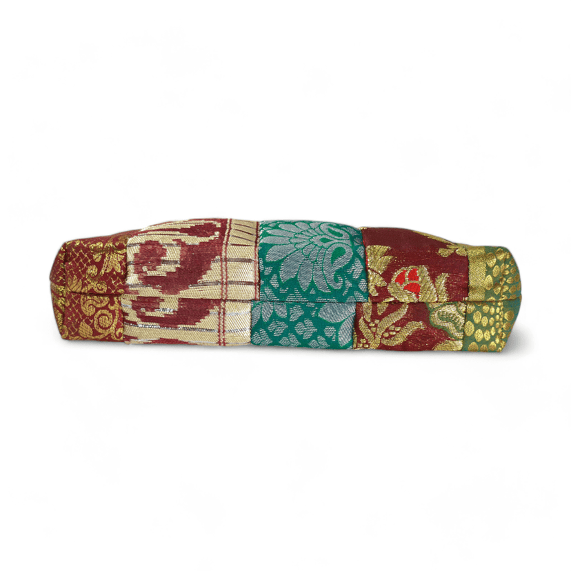 PRASHU Recycled Brocade Fabric Pencil Pouch Light Weight Pouch for Stationary/Aesthetic Pencil Case for College Students/School Pouch for Girls view 6