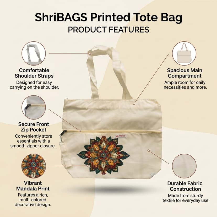 canvas tote bag - Premium Quality view 4