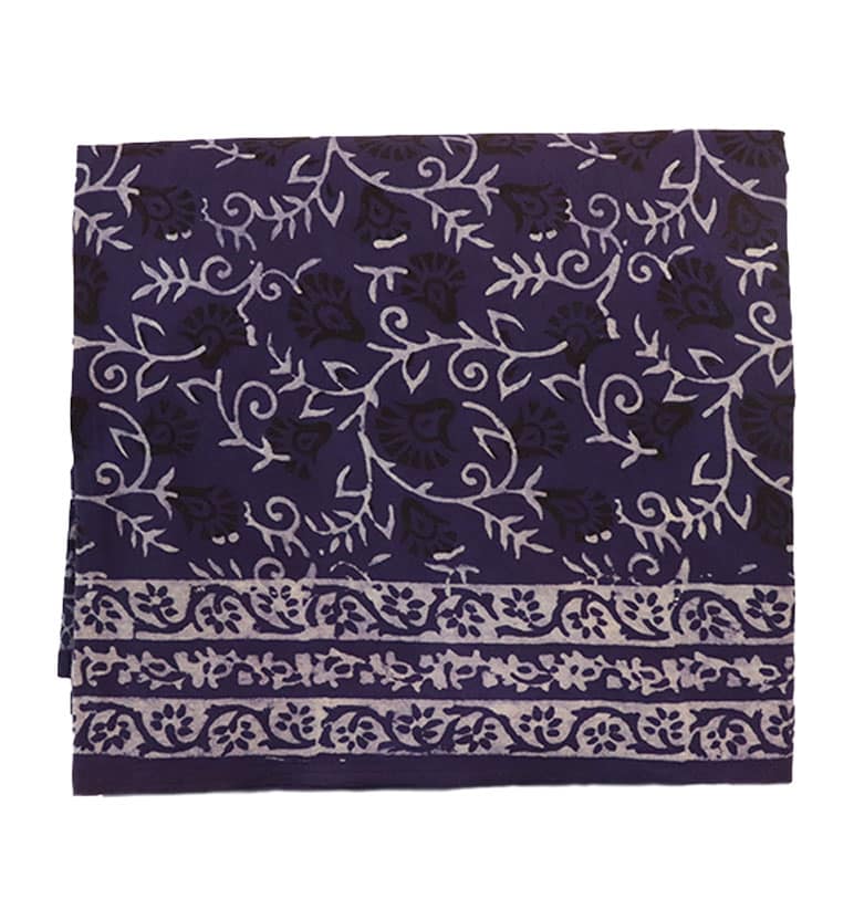 Handcrafted Dabu Print Cotton Dress Material – 3 Piece Set view 2