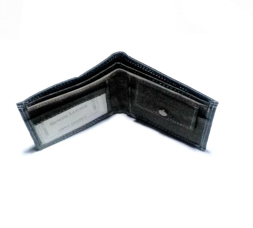 Nawani D.4 Leather Men's Black Wallet, Size- 12/9 cm view 3