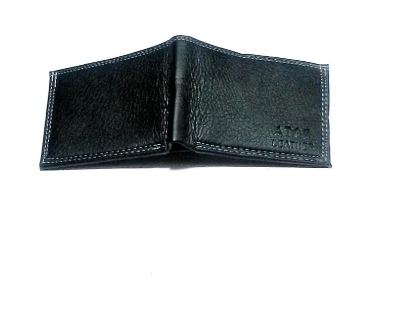 Nawani D.4 Leather Men's Black Wallet, Size- 12/9 cm view 4