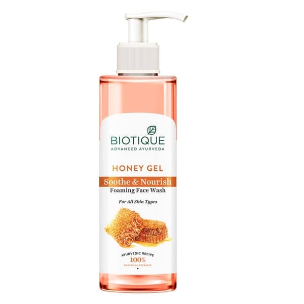 Biotique Honey Gel Soothe & Nourish Foaming Face Wash 200ml