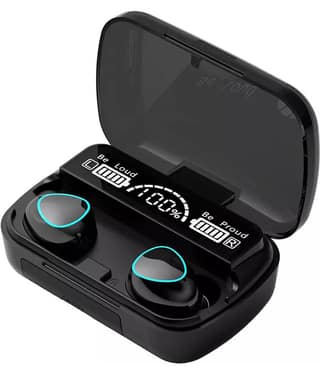 Life Like With Charging box In Ear Bluetooth Earphone 5 Hours Playback Bluetooth IPX4(Splash Proof) Auto pairing -Bluetooth V 5.1 Black