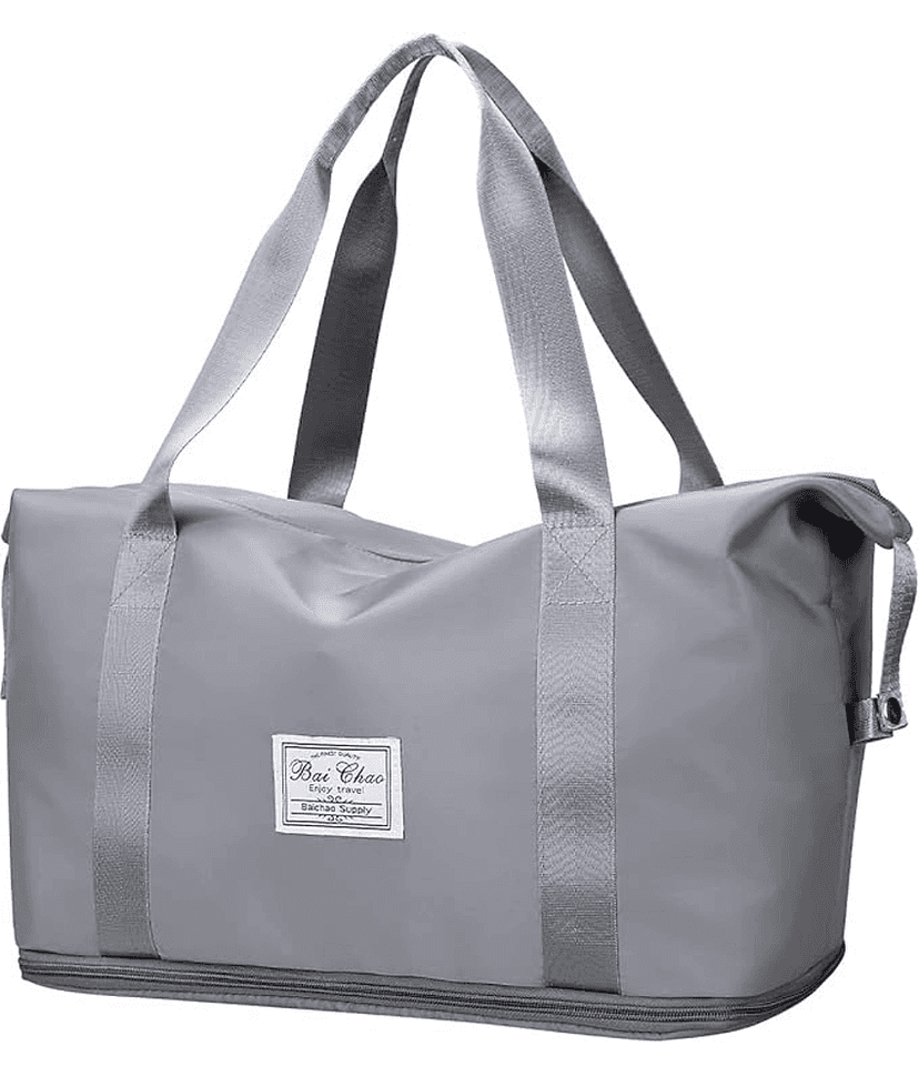 ItsApna 8 Ltrs Light Grey Canvas Duffle Bag