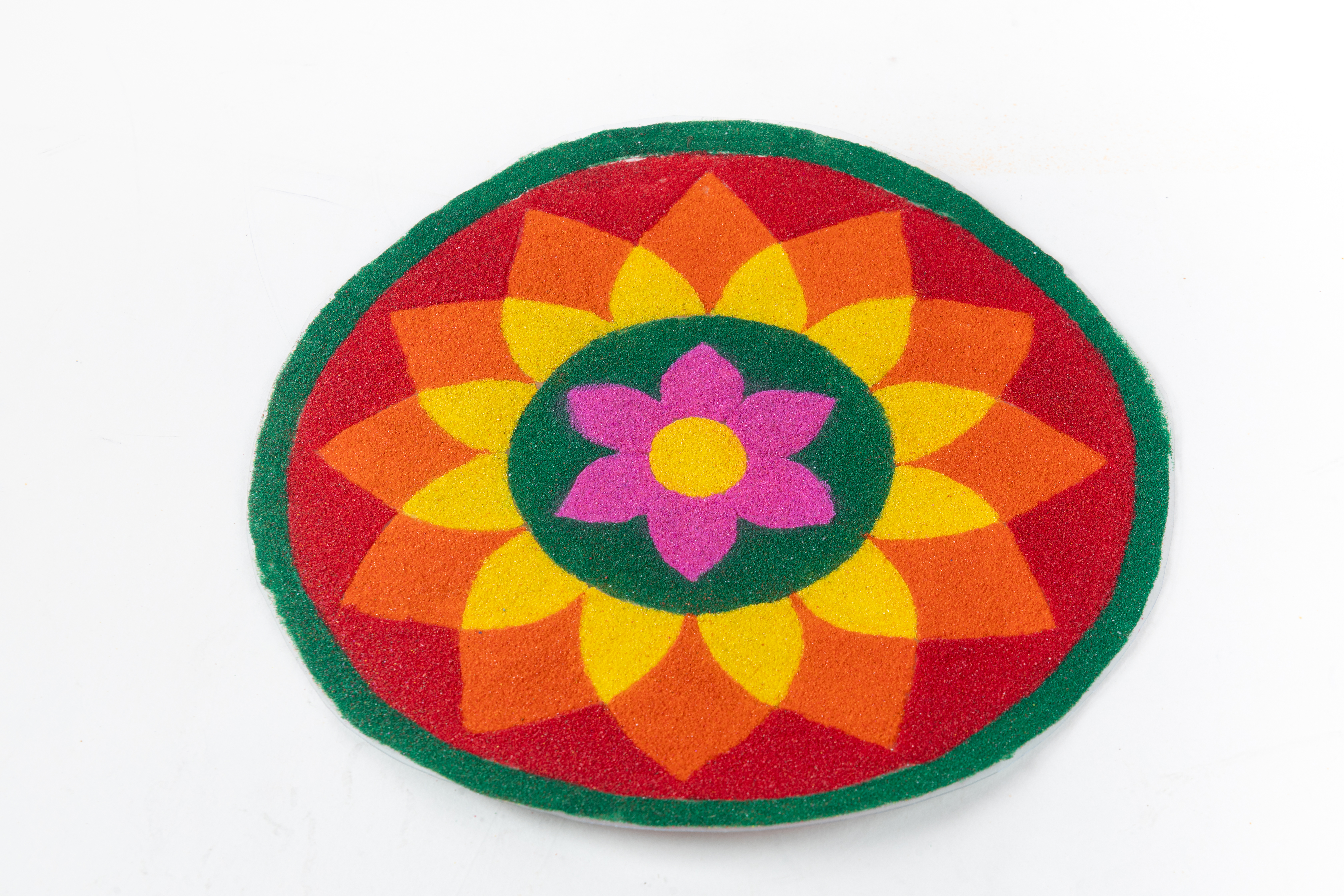 Handcrafted Ready-Made Rangoli | Traditional Festive & Pooja Home Décor.