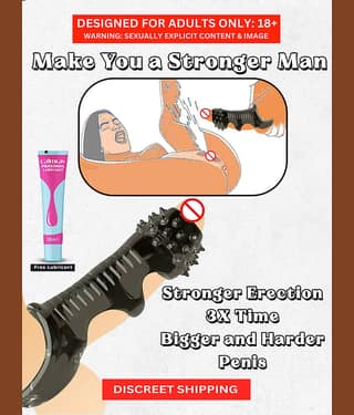 Silicone Cock Ring Penis Sleeve for Male Erection Enhancement and Extended Pleasure for Couples, Time Delay Penis Ring Sex Toy for Men