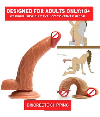 10 Inch C Shape Realistic Dildo With Strong Suction Cup Suction dildo dicks toy silicon penis sexy products low price