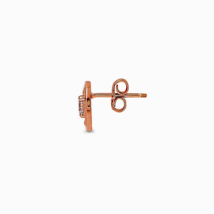 Rose Gold Gemisphere Earrings view 6