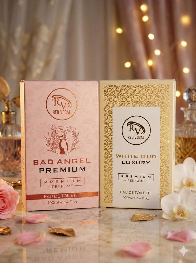 Red Vocal Bad Angel For Women & White Oud Luxury Premium Perfume Set for Unisex | Long-Lasting Eau De Toilette | Women & Unisex | 2 × 100ml Combo view 5