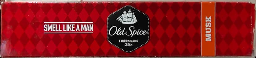 Old spice lather shaving cream musk