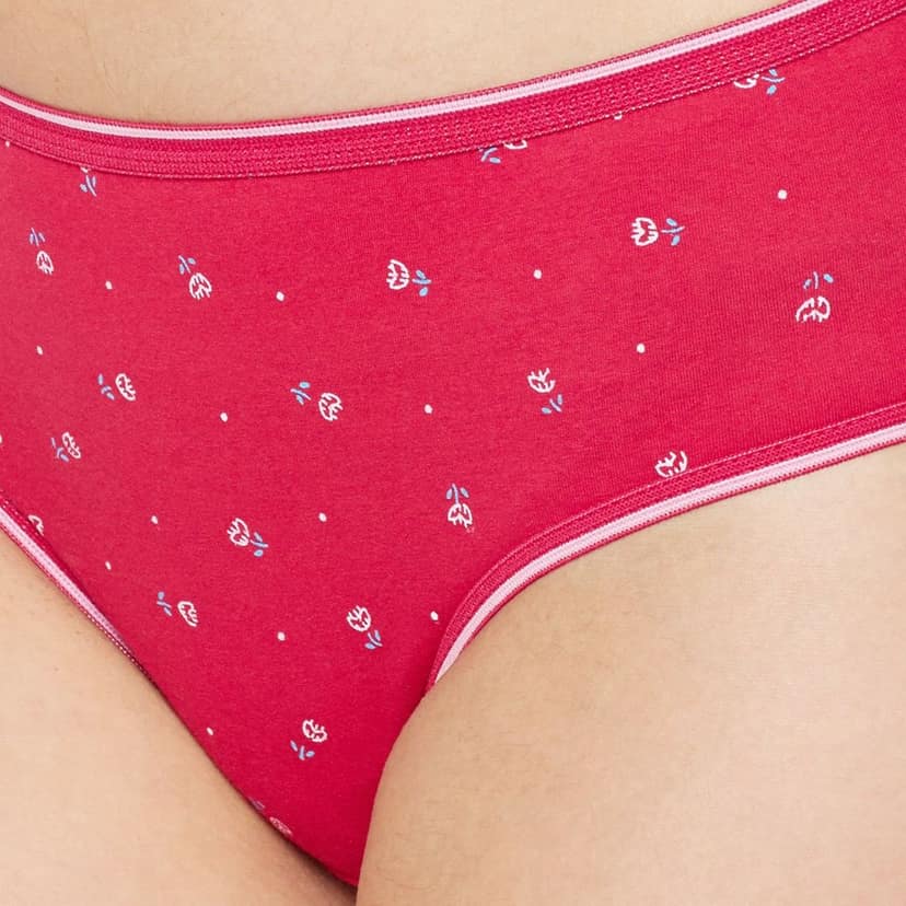 Bodycare women's combed cotton assorted Hipster Panty Pack of 6 ( E400-D ) view 5