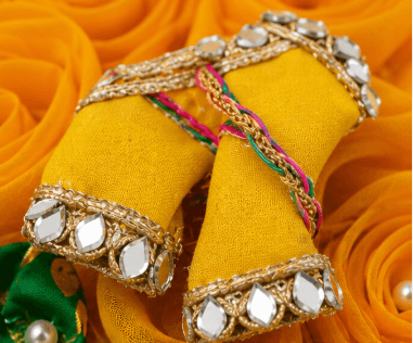 Kanha Ji Traditional Dress Set for Pooja and Religious Decoration view 2