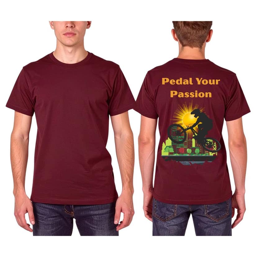 Trishoolin Sports Theme T-Shirt | Design 10390MB | Cotton Regular Fit | Crew Neck / Round Neck Half Sleeve | Pack of 1