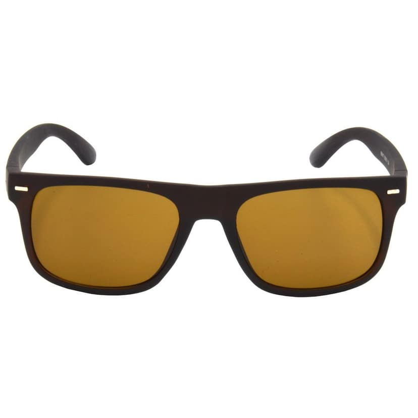 Hrinkar Brown Rectangular Sunglasses Brands Brown Frame Goggles for Men & Women - HRS489-BWN-BWN view 2