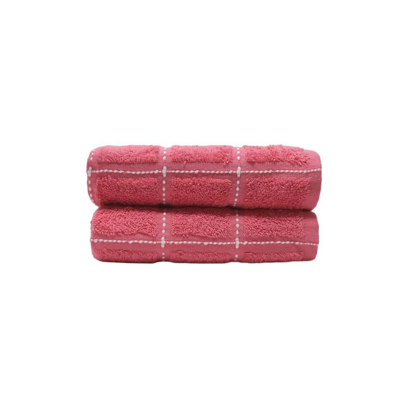 Trident Cotton Hand Towel Set 100% Cotton Luxury Hand Towels - 400 GSM- Super Soft, Easy Care- Everyday, Swim, Pool, Yoga, Travel Pack of 2- Size-40x60 cm view 4