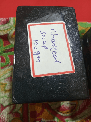 Black 6 charcol soap