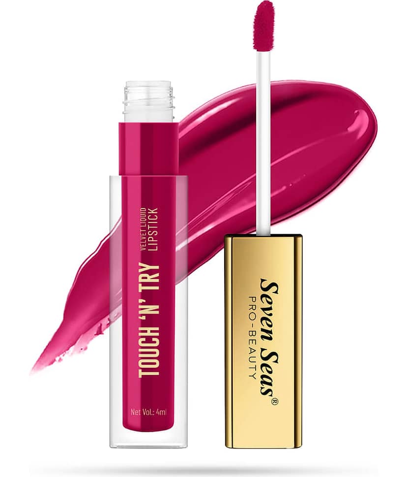 Seven Seas Longwear Raspberry Pink Matte Finish Lipstick, 4ml view 2