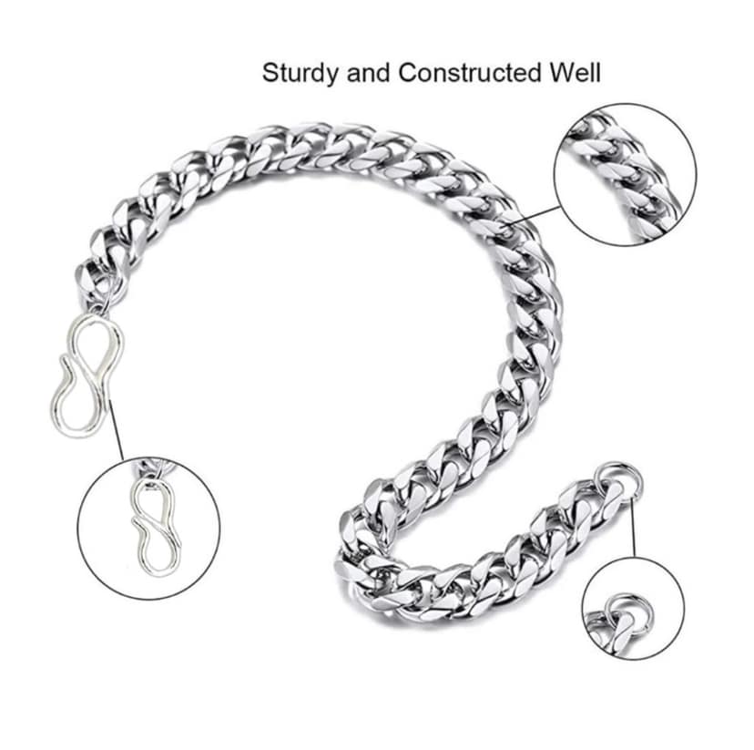 Modern Bracelet Silver Plated Adjustable 20 cm Length For Boys & Mens (Pack of 1) view 3