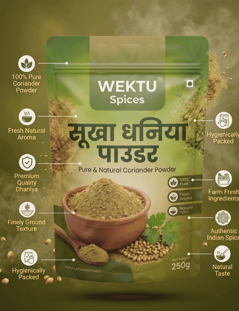 WEKTU Spices Dry Coriander Powder. view 4