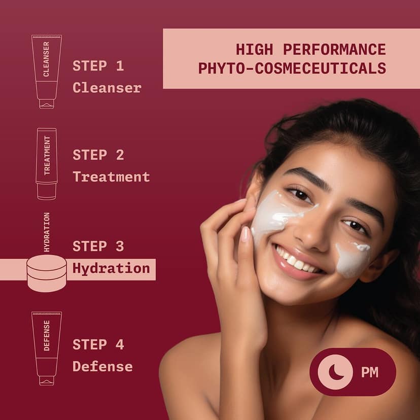 Ningen Petunia Anti-Blemish Radiance Cream I Enriched with Date Palm, Coffeeberry & Pomegranate Extracts I Dermatologically Tested, Paraben Free I Treats wrinkles, blemishes and stretch marks I 100g view 5