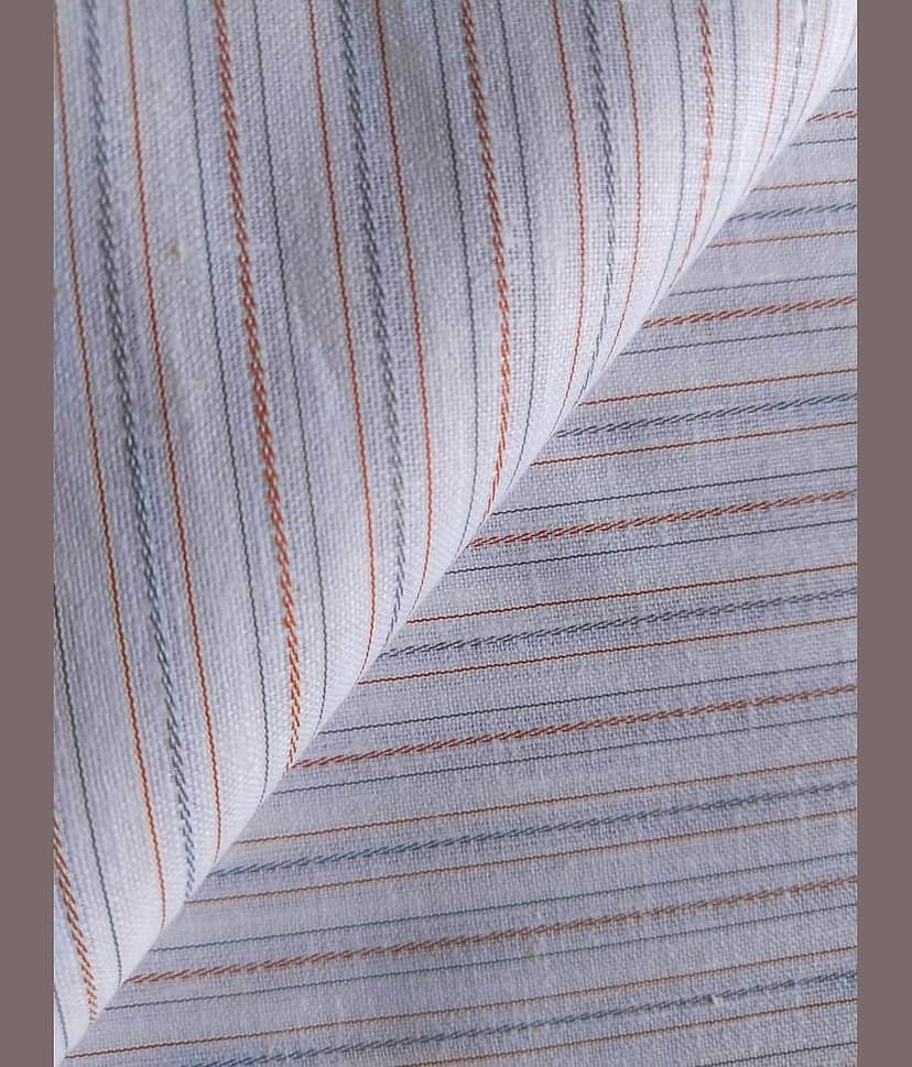 Makhanchor White Linen Men's Unstitched Shirt Piece ( Pack of 1 )