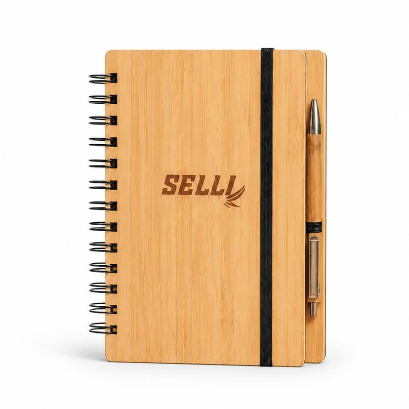 Bamboo Notebook with Pen