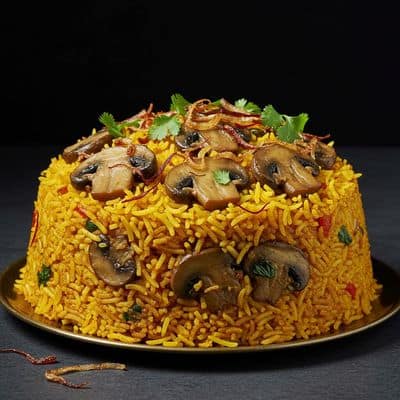 Mushroom Biryani
