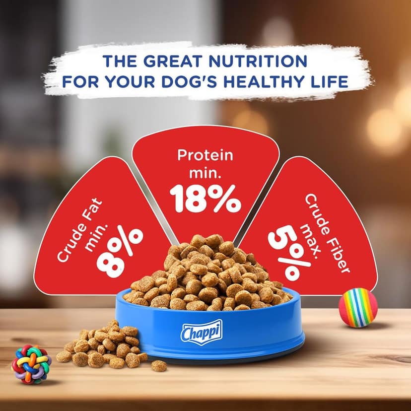 Chappi Adult (1+ Years) Dry Dog Food, Chicken & Rice view 3