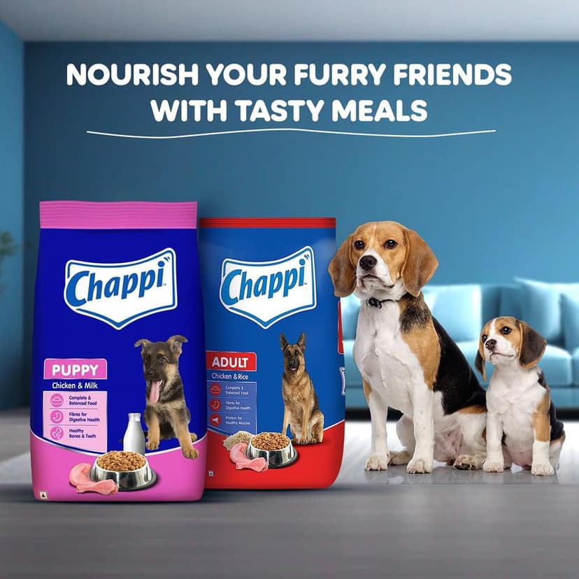 Chappi Adult (1+ Years) Dry Dog Food, Chicken & Rice view 4