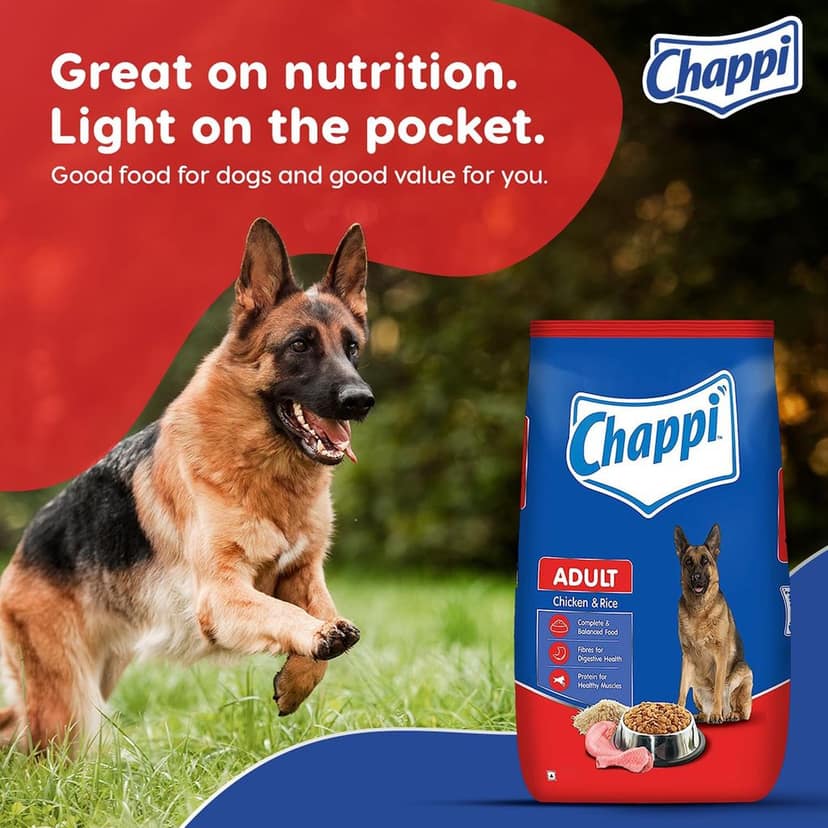 Chappi Adult (1+ Years) Dry Dog Food, Chicken & Rice view 8