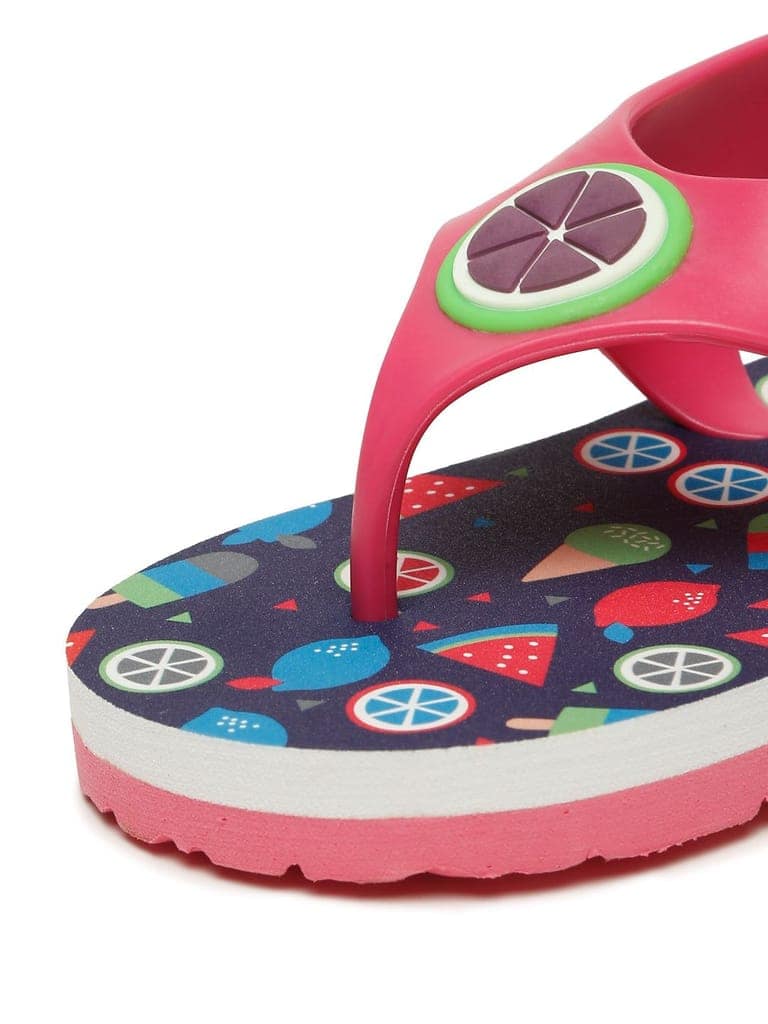 Premium Watermelon Candy Flip-flops - Pink (Girls) view 2
