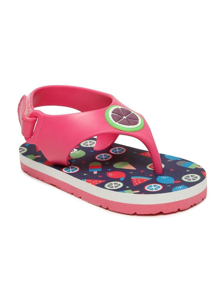 Premium Watermelon Candy Flip-flops - Pink (Girls) view 3