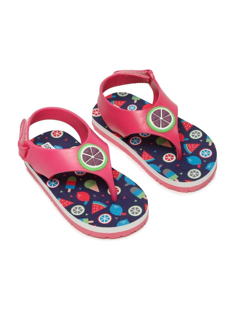 Premium Watermelon Candy Flip-flops - Pink (Girls) view 4