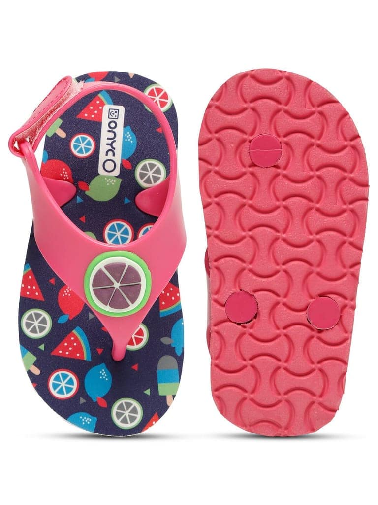 Premium Watermelon Candy Flip-flops - Pink (Girls) view 9