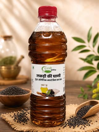 Tulsi Organic Cold-Pressed Black Sesame Oil - 500 ml