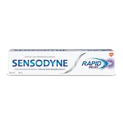 Sensodyne Rapid Relief Toothpaste, Sensitive To Help Beat Sensitivity Fast - 80 g