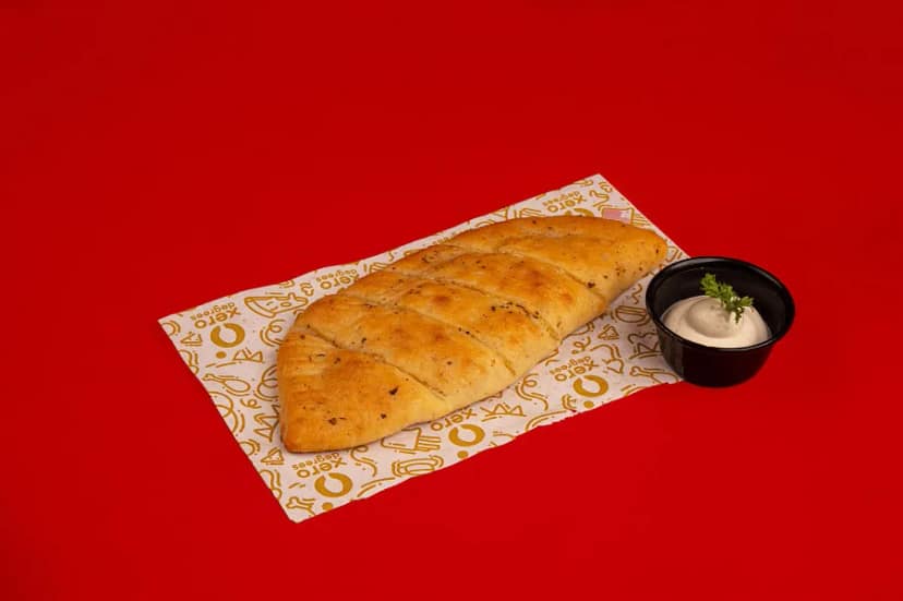 Cheesy Pizza Fresh Dough Garlic Bread